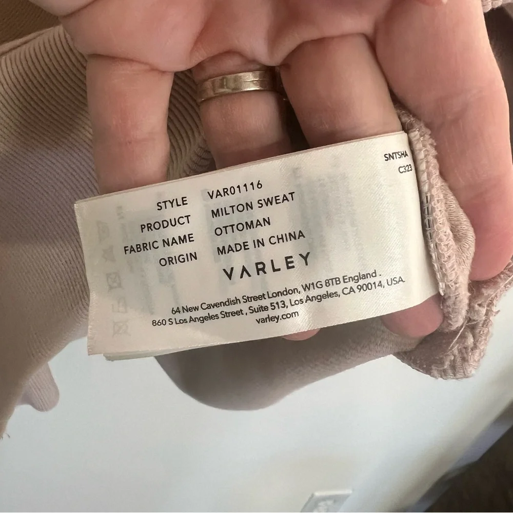 Varley Milton Sweat Pullover in Ottoman Rib - Picture 15 of 16